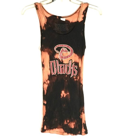 Anticulture Tops - Arizona Republic DBACKS Tank Custom Acid Wash Top